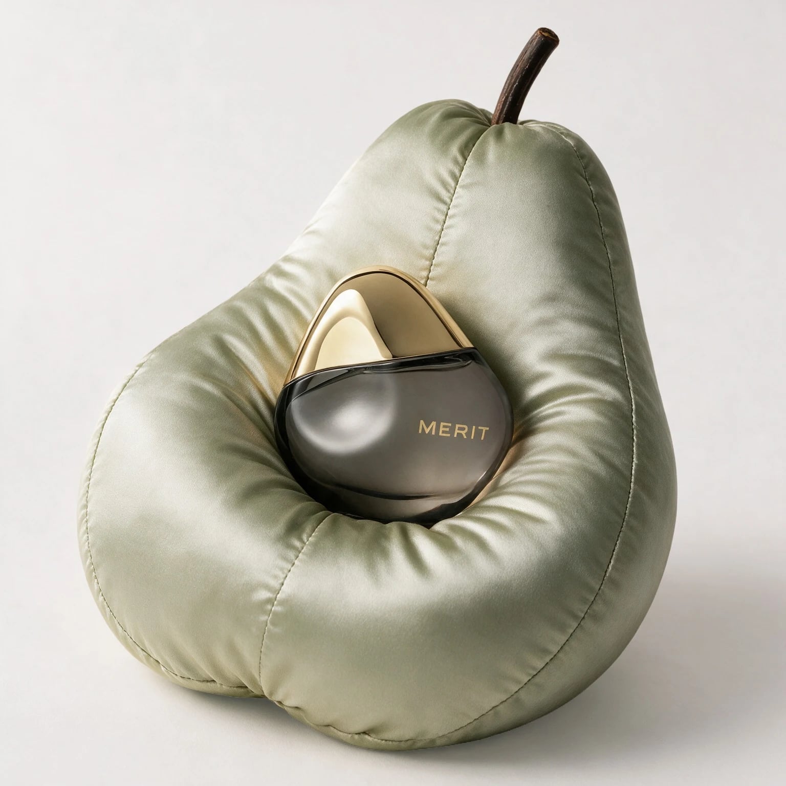 MERIT: Pear in satin